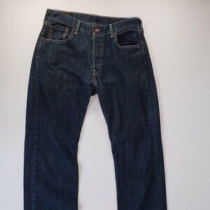 Levi's 501 Button Fly Indigo Hecho en Mexico 30 x 28